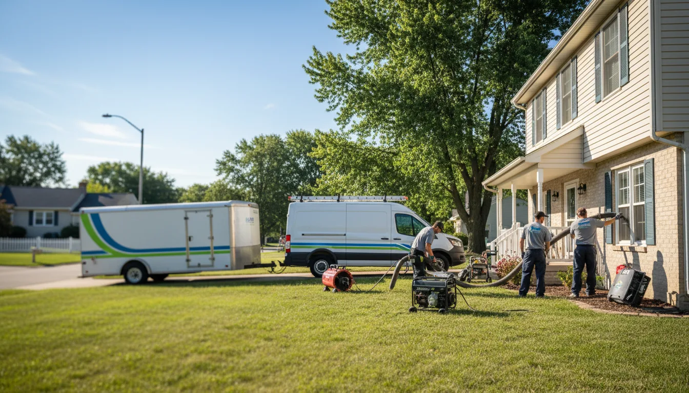 Flooded Basement Restoration And Cleanup With Repair in Foley, MN near me